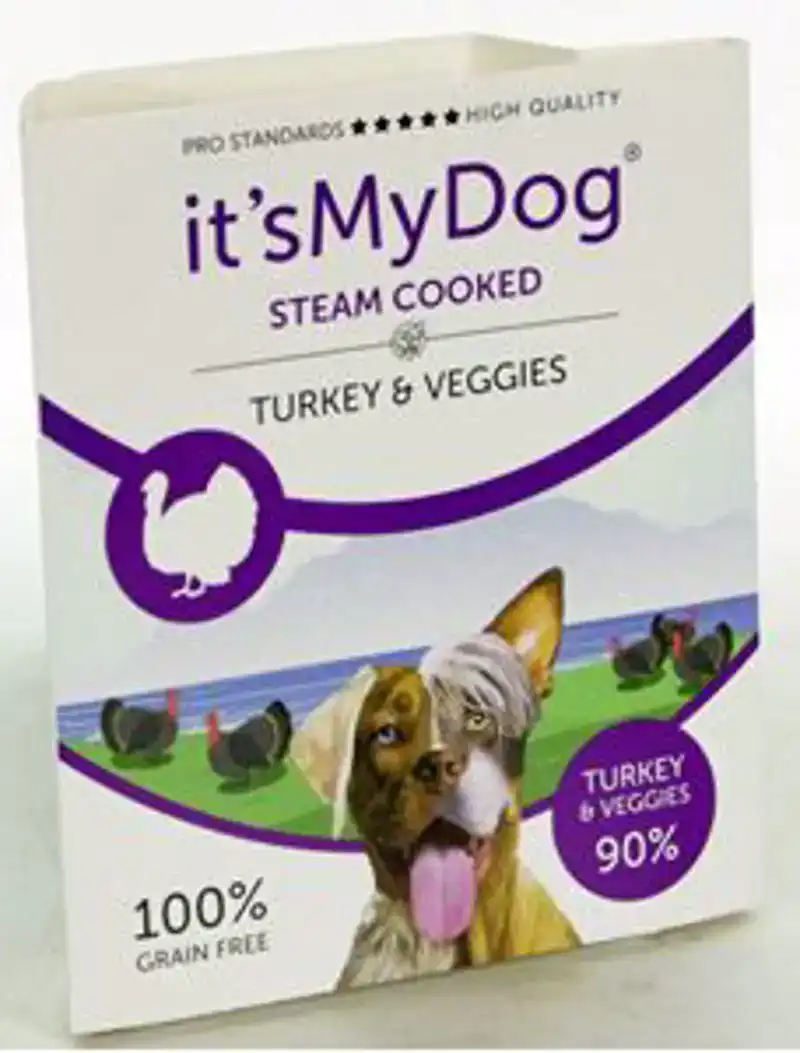 IT'S MY DOG STEAM COOKED TURKEY & VEGGIES 395 GR