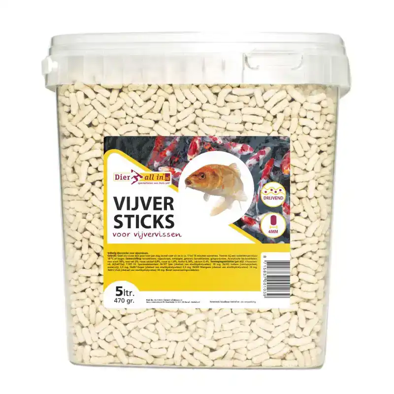 DIER ALL IN VIJVERSTICKS 5 LITER