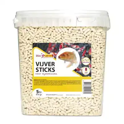 DIER ALL IN VIJVERSTICKS 5 LITER