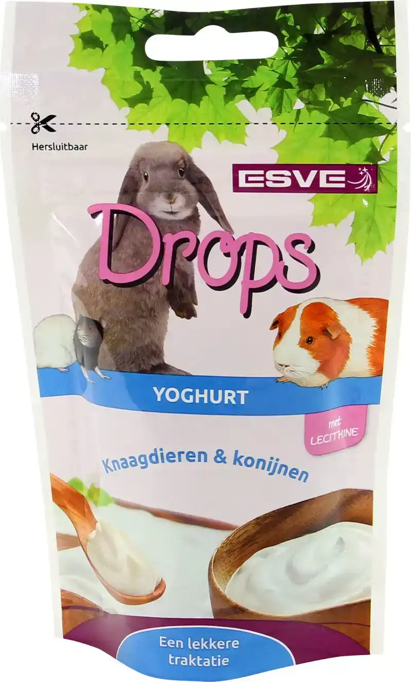 KNAAGDIER DROPS YOGHURT 75 GRAM