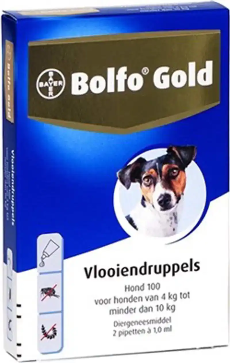 BOLFO GOLD HOND 100 4-10 KG 2 PIPETTEN