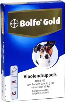 BOLFO GOLD HOND 100 4-10 KG 2 PIPETTEN