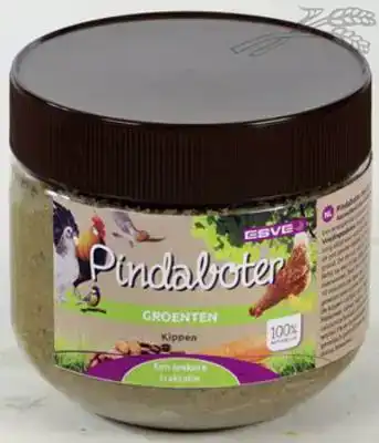 PINDABOTER MET GROENTEN VOOR KIPPEN 300 GR