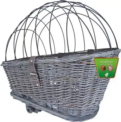 FIETSMAND RIET 42/57CM+REK GRIJS
