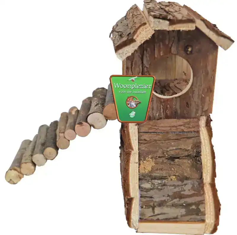 HAMSTERHUIS + LOOPBRUG NATURAL 17CM