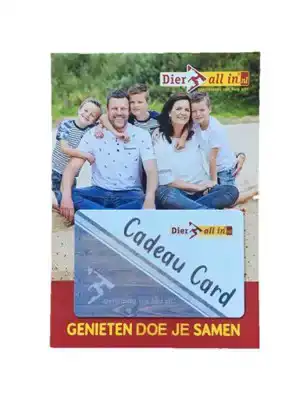 CADEAUSHOP DIER ALL-IN CADEAUCARD €5, 250 ALL-IN PUNTEN