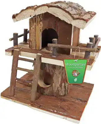 HAMSTERHUIS BOOMHUT NATURAL 22CM