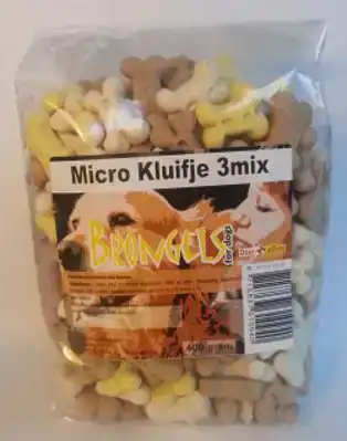 DIER ALL IN KOEKJES MICRO-KLUIFJE 3MIX VANILLE 400 GR ZAK