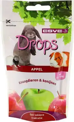 KNAAGDIER DROPS APPEL 75 GRAM