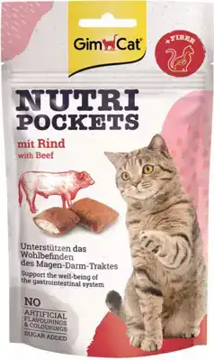 GIMCAT NUTRI POCKETS RUND 60 GRAM