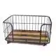 DIVAN METAL WIRE BASKET 75X50 BLACK