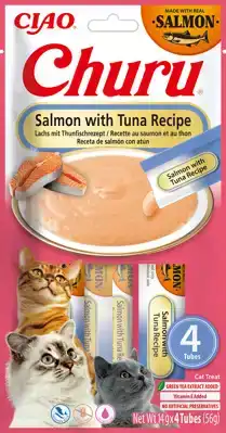 INABA CHURU SALMON WITH TUNA 4ST