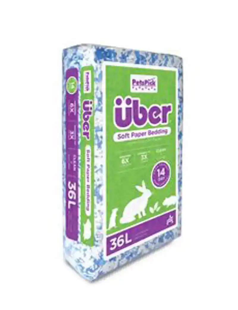 UBER PAPER BEDDING BLUE/WHITE 36 LTR