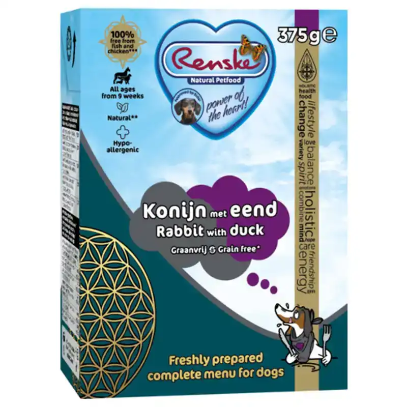RENSKE TETRA KONIJN/EEND 375 GR