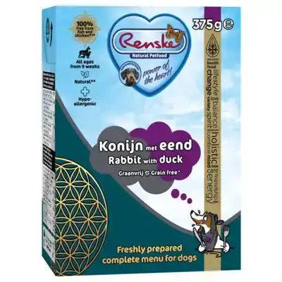 RENSKE TETRA KONIJN/EEND 375 GR