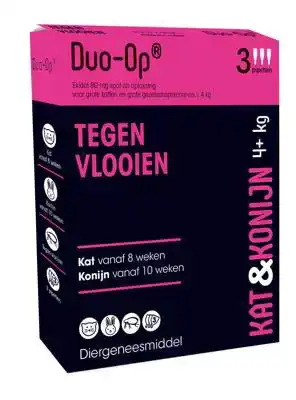 DUO OP 80MG KAT & KONIJN VANAF 4KG 3 PIP.