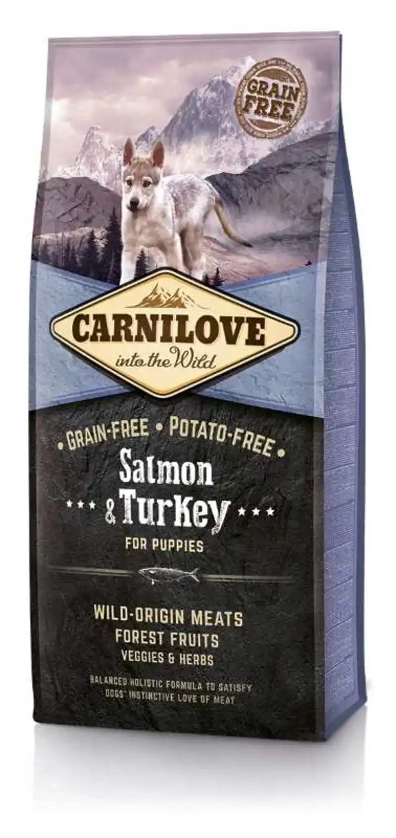 CARNILOVE SALMON & TURKEY PUPPIES 12 KG SALMON & TURKEY