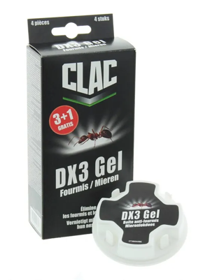 CLAC MIERENLOKDOOS DX3 GEL 4 STUKS