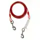 AANLEGKABEL MET VEER HEAVY DUTY 6M ROOD