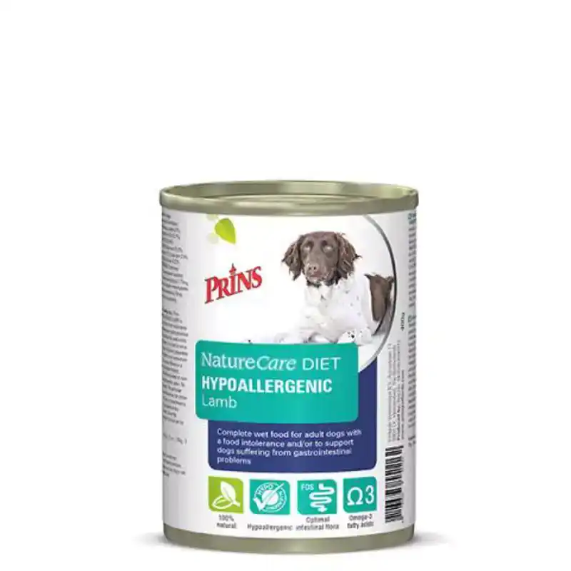 PRINS DIEET HOND HYPO LAMB BLIK 400 GR