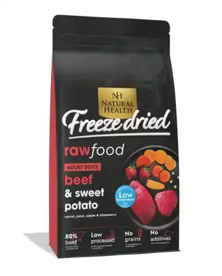 NATURAL HEALTH DOG FREEZE DRIED BEEF 150 GR.