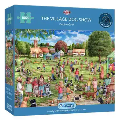 CADEAUSHOP PUZZEL THE VILLAGE DOG SHOW, 1000 ALL-IN PUNTEN
