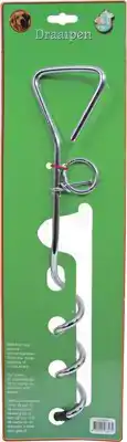 DRAAIPEN VERCHROOMD 43 CM
