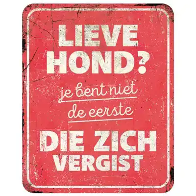 D&D WAARSCHUWINGSBORD GENERAL 1 ROOD