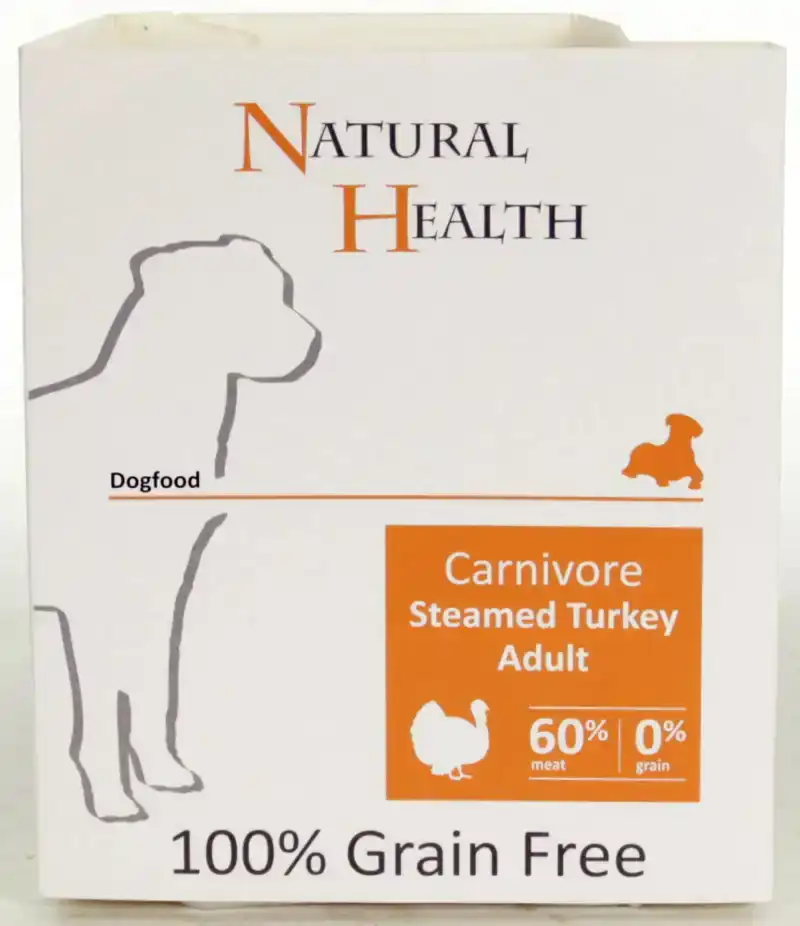 NH DOG STEAMED CARNIVORE TURKEY 395 GR