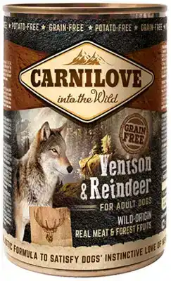 CARNILOVE DOG CANS RENDIER 400 GR DOG CANS