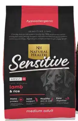 NATURAL HEALTH DOG LAMB & RICE ADULT (1.75 KG.)