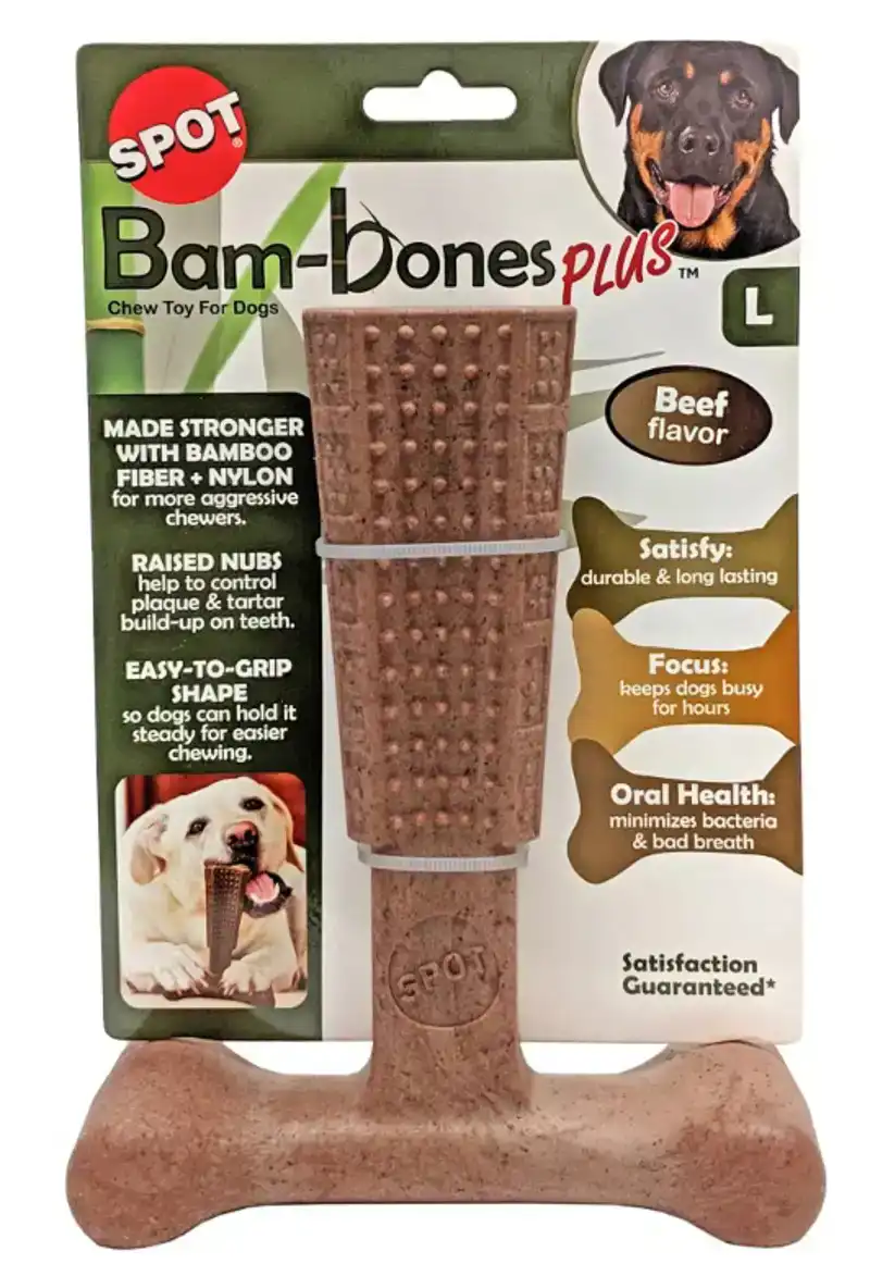 SPOT BAMBONES EASY GRIP BEEF LARGE