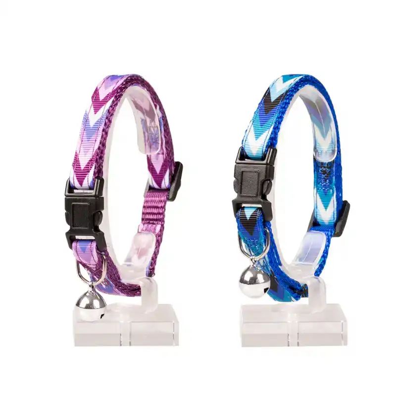 DUVO+ KATTENHALSBAND BOHO NYLON 20-30CM / 10MM GEMENGDE KLEU