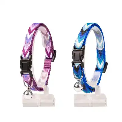 DUVO+ KATTENHALSBAND BOHO NYLON 20-30CM / 10MM GEMENGDE KLEU