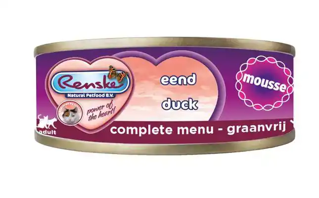 RENSKE BLIK KAT MOUSSE EEND 70 GRAM