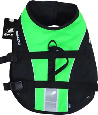 BALTIC HONDENZWEMVEST MASCOT S GROEN/ZWART
