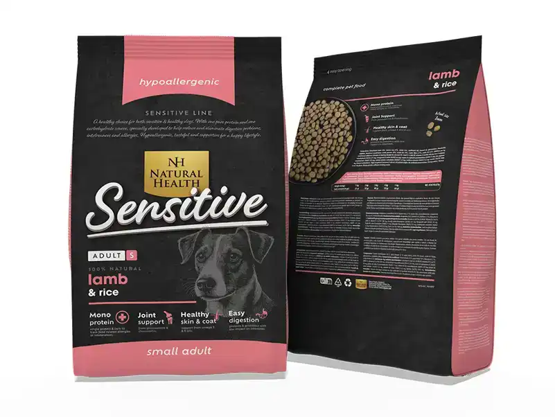 NATURAL HEALTH DOG LAMB & RICE SMALL BITE (2 KG.)