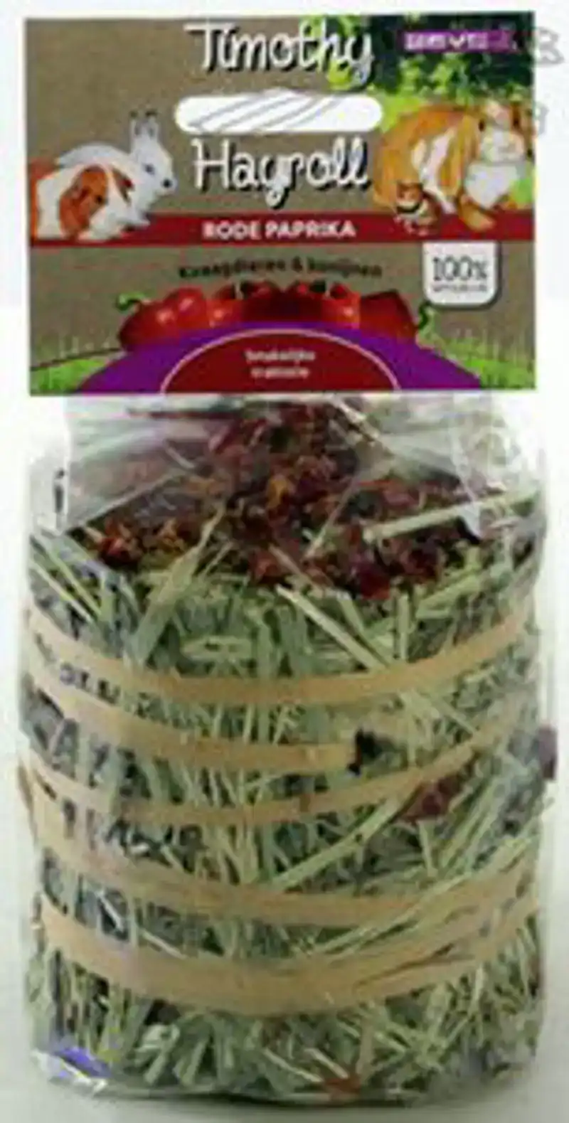 TIMOTHY HAY ROLL PAPRIKA 8X100 GR