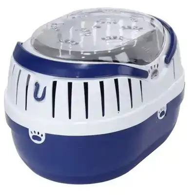 KNAAGDIER TRANSPORTBOX TOURING M BLAUW 35CM