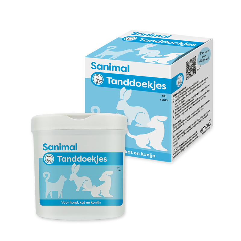 SANIMAL TANDDOEKJES 50 STUKS