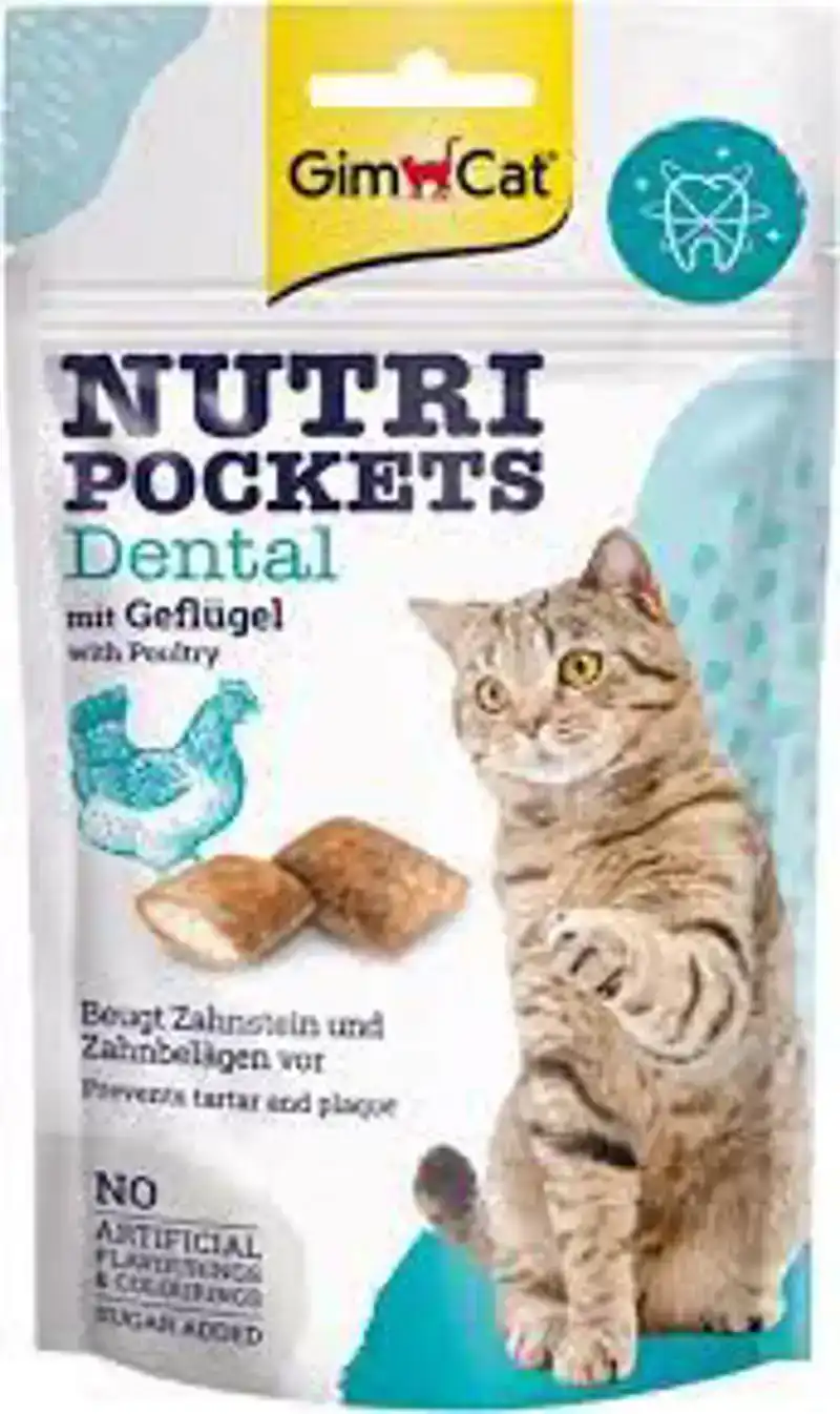 GIMCAT NUTRI POCKETS DENTAL 60 GR
