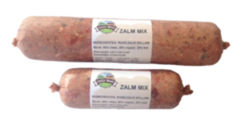 DAILY MEAT ZALM-MIX (RUND-ZALM-LAM) 500 GR