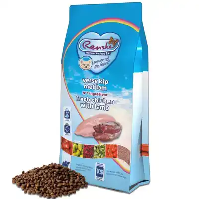 RENSKE SUPER PREMIUM ADULT MINI KIP EN LAM 2KG
