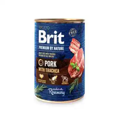 BRIT BRIT PREMIUM CANS PORK WITH TRACHEA 400 G