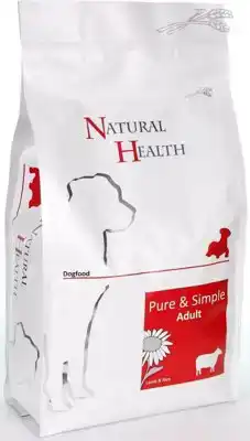 NATURAL HEALTH DOG LAM/RIJST ADULT 7,5KG