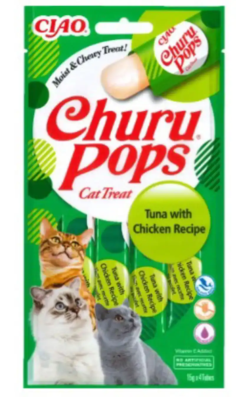 INABA POPS TUNA & CHICKEN