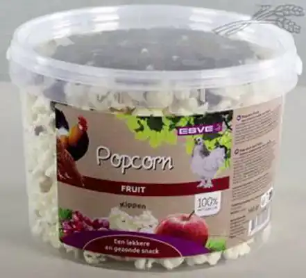 KIPPENPOPCORN MET FRUIT 3 LTR