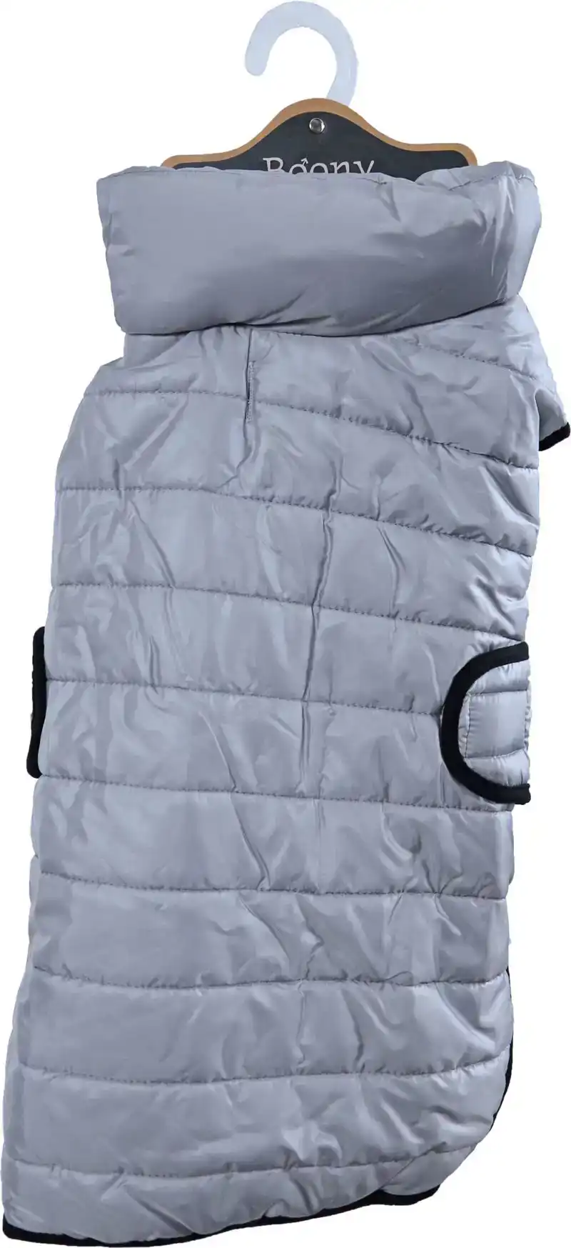 HONDENJAS QUILTED NYLON GRIJS 45CM