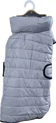 HONDENJAS QUILTED NYLON GRIJS 45CM