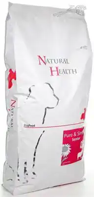 NATURAL HEALTH DOG LAM/RIJST SENIOR 7,5KG